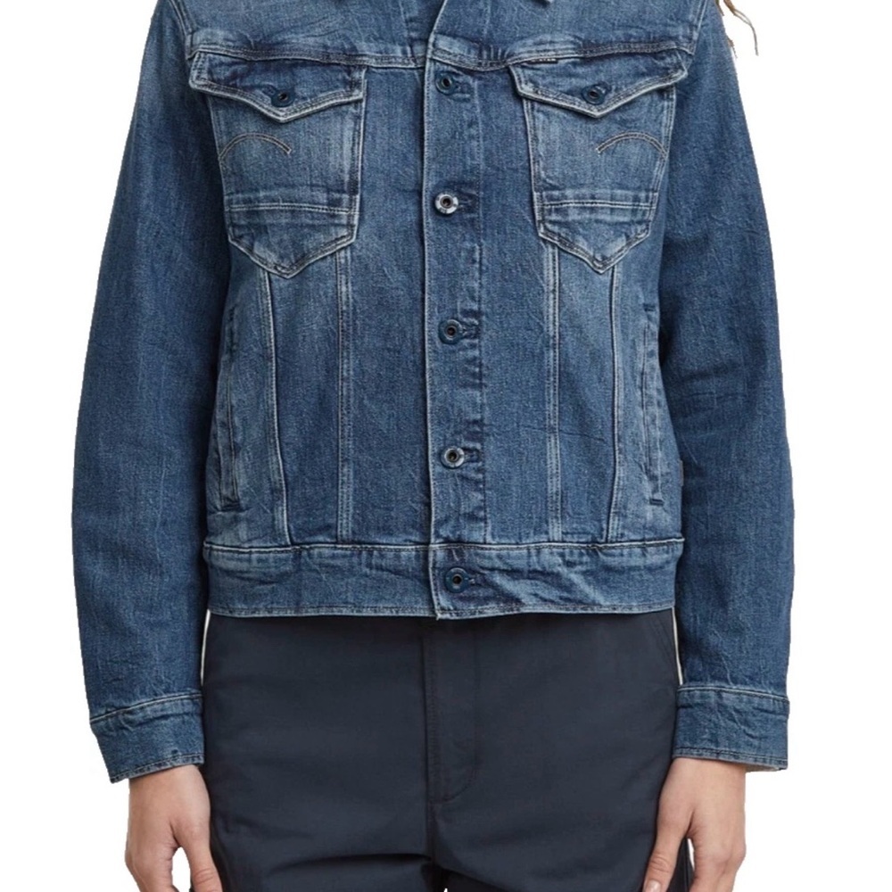 G-Star RAW Women’s Blue Denim Jacket – Size M – New With Tags - Picture 5 of 8